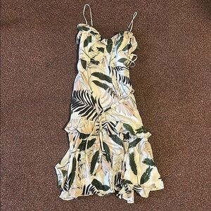 Milly of New York Black and White Asymmetrical Sundress